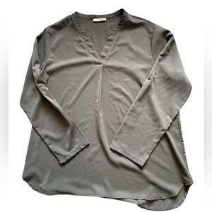 Timeson long sleeve green blouse